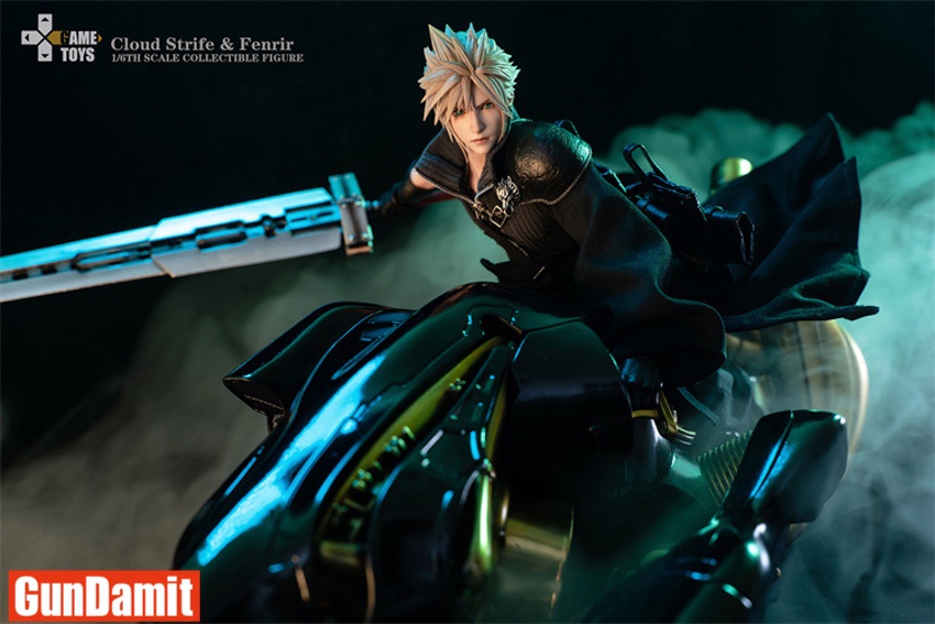 GameToys 1/6 GT-006C Final Fantasy VII Cloud Strife & Fenrir