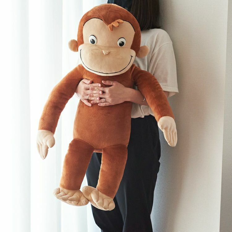 おさるのジョージ】ジャンボぬいぐるみ K7303【ラッピング対象外