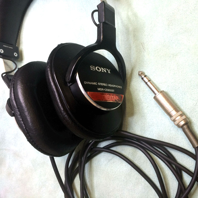 MDR-CD900ST(MOD)の特別仕様 【折りたたみ＆ミニプラグ改造