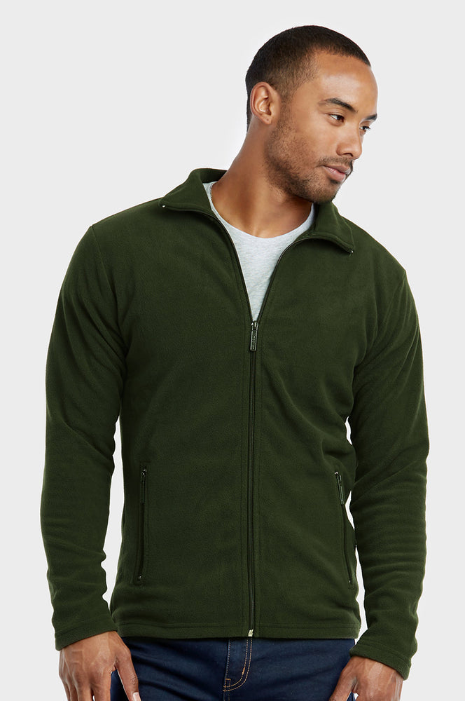 KNOCKER MEN'S POLAR FLEECE JACKET (PF2000_D.GREEN) – Uni Hosiery