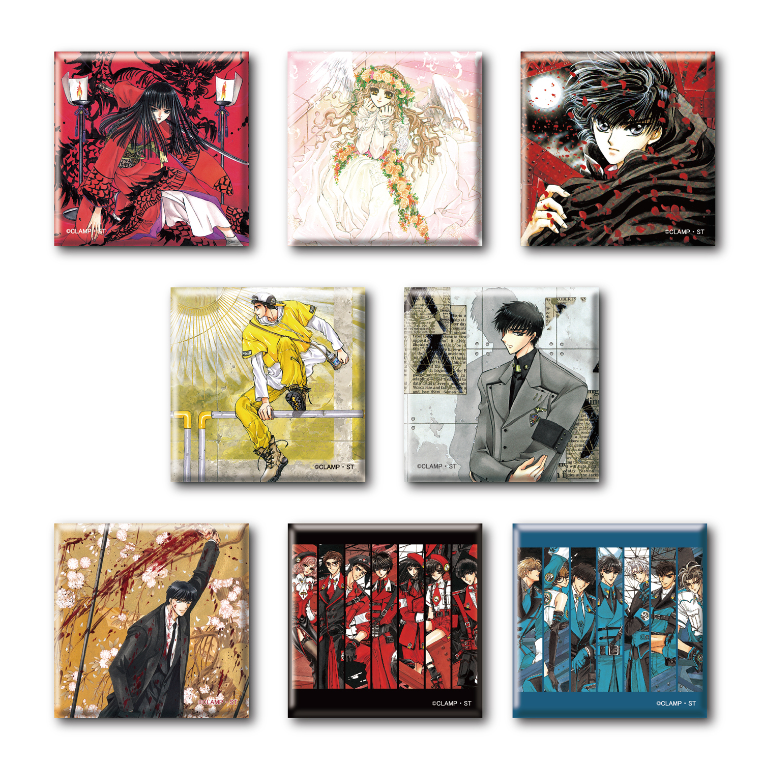 X」スクエア缶バッジ|ユニオンクリエイティブ | ユニオン