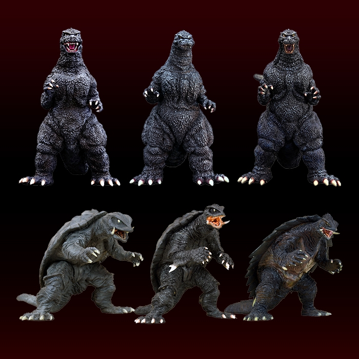 NANKOKU FACTORY 【ゴジラ / ガメラ】 ソフビキット復刻版 6種 案内
