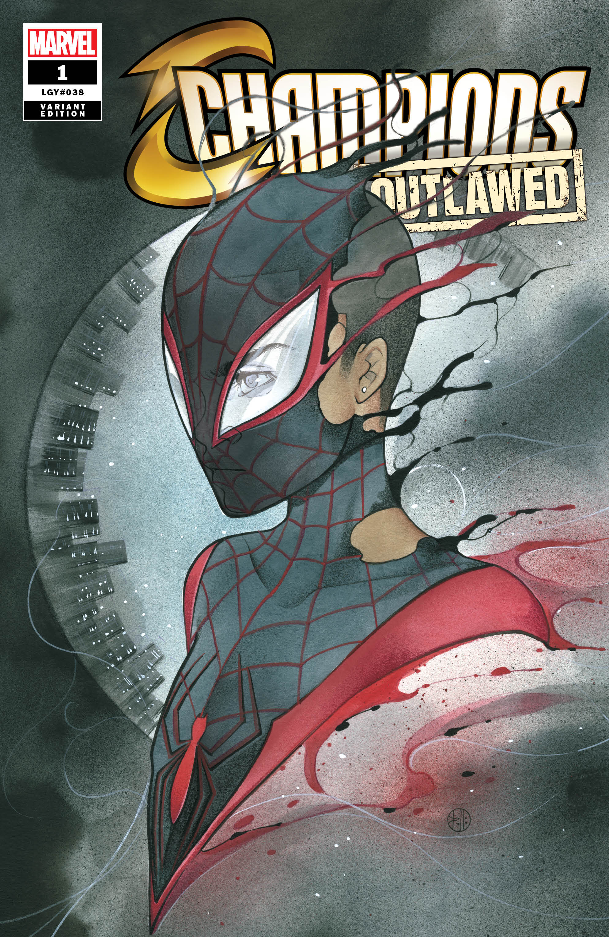 Champions #1 (Of 5) Peach Momoko Miles Morales Spider-Man Variant (10/