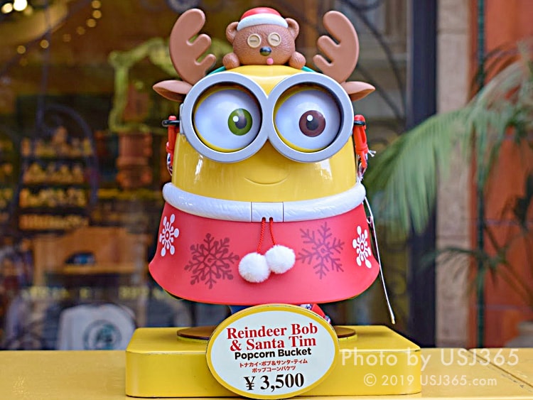 USJ】ミニオンのポップコーンバケツ2019冬の新作！ボブ＆ティムが
