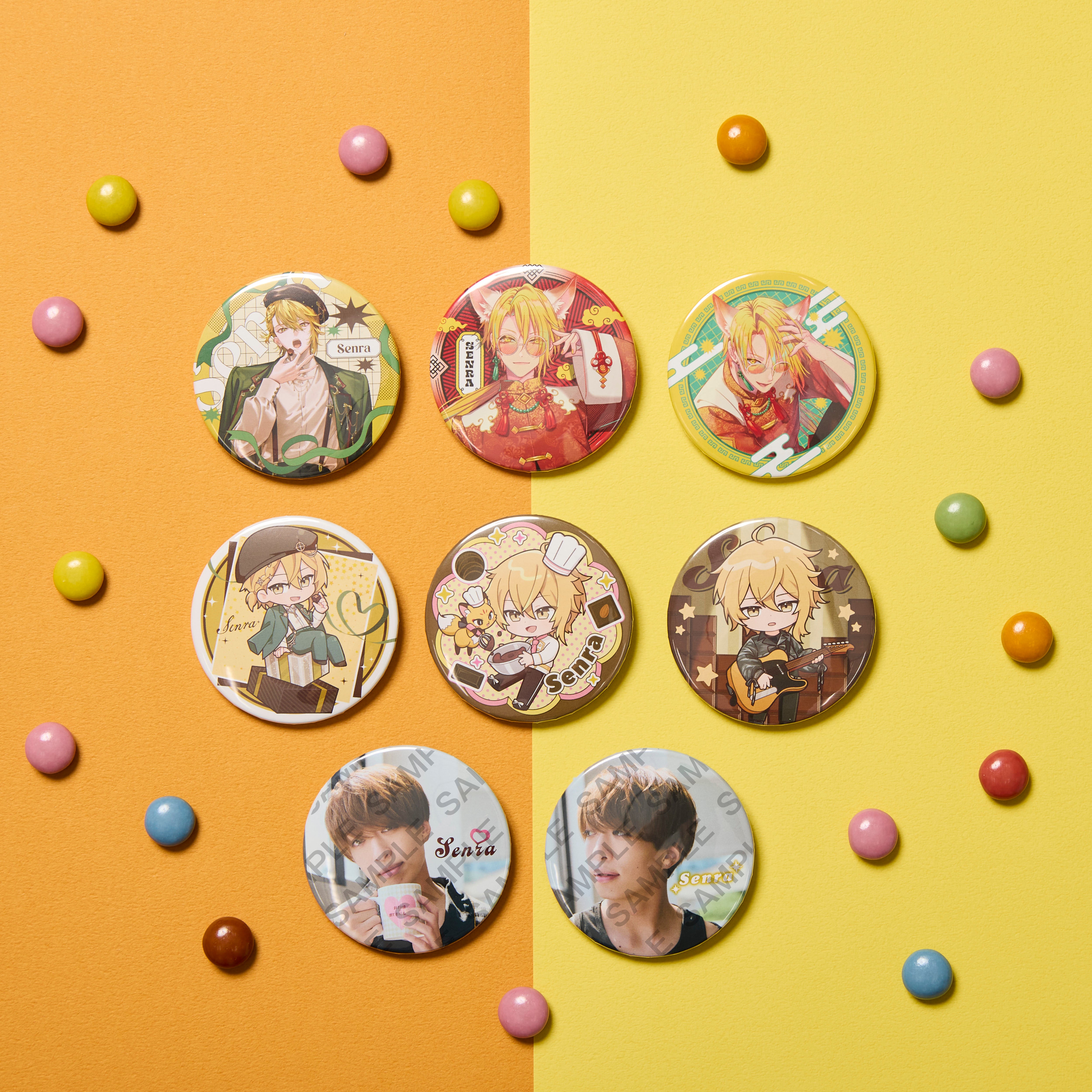 缶バッジくじ（SENRA LIVE TOUR 2025 -Brun-） – 浦島坂田船公式