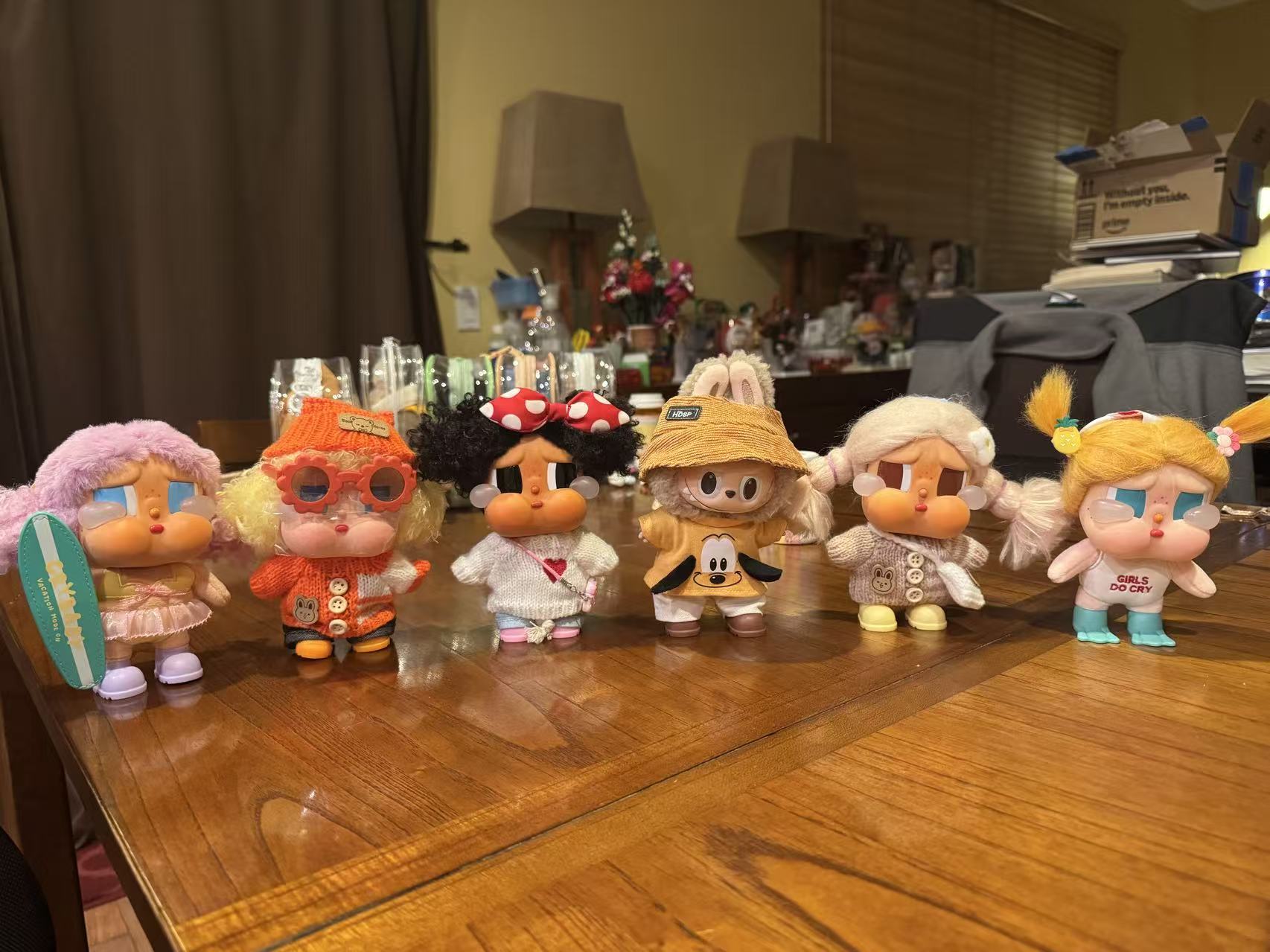 CRYBABY Vacation Mode On Series-Vinyl Plush Pendant Blind Box