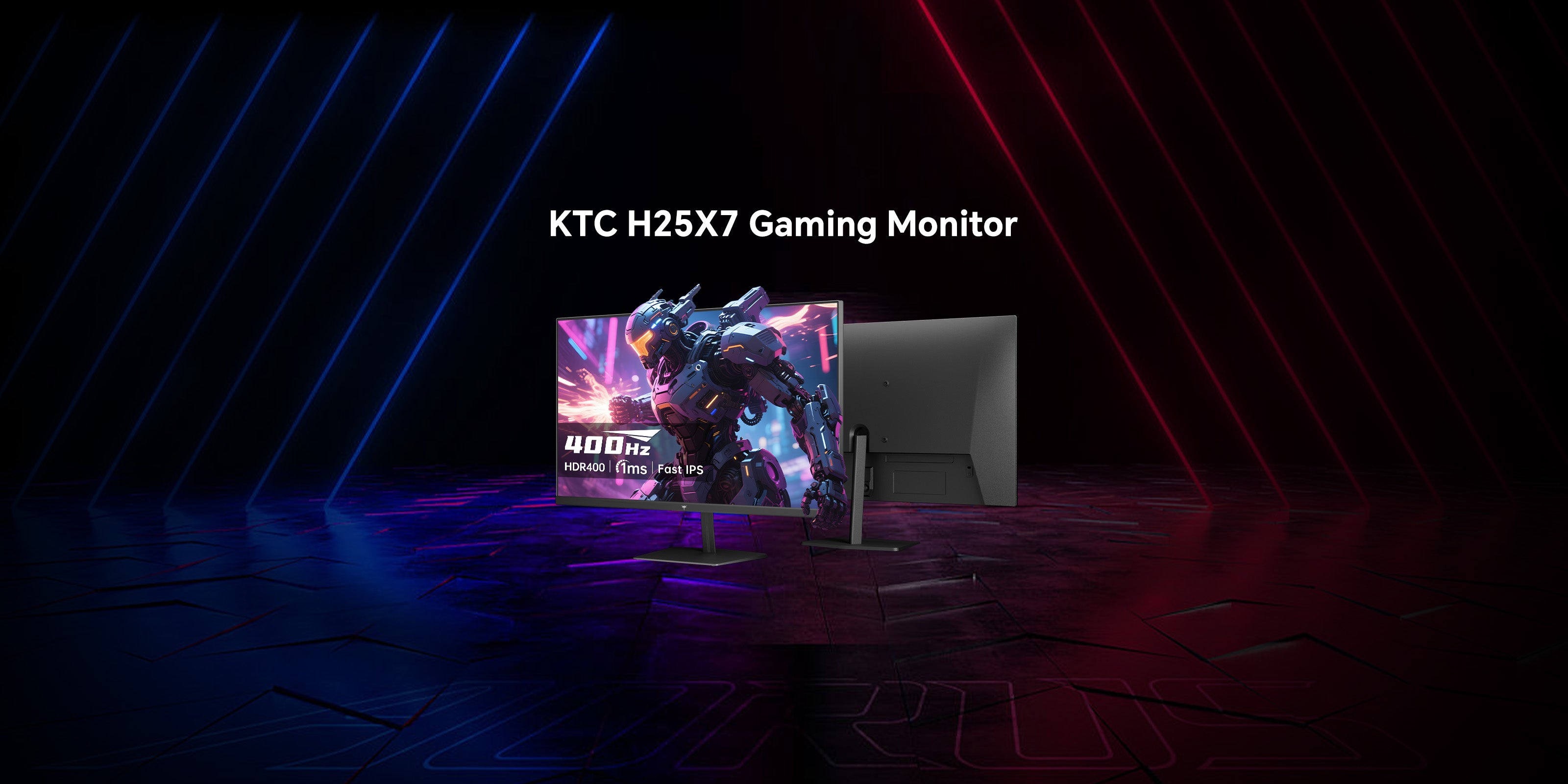 KTC 24.5 inch 360Hz/400Hz OC Fast IPS FHD Gaming Monitor HDR 400 | H25