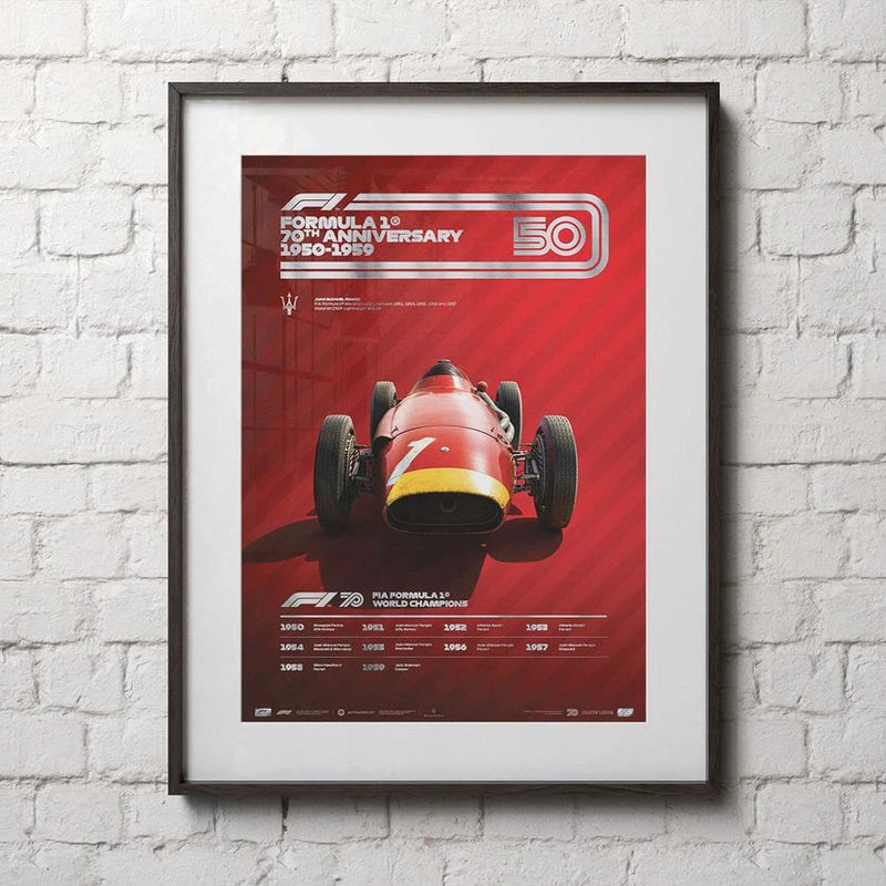 Poster 50s F1 Collector's Edition – US - Maserati Store