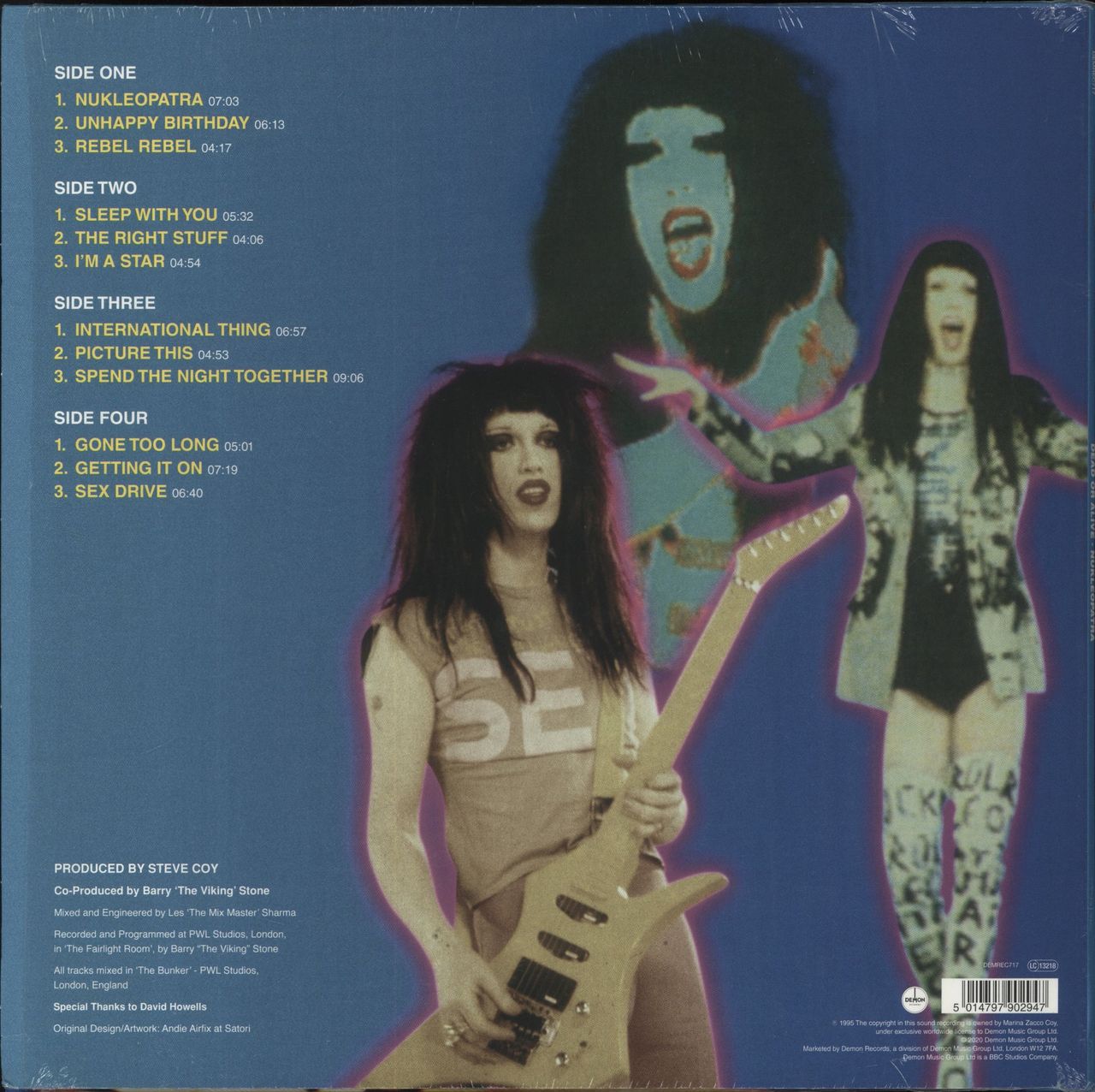 Dead Or Alive Nukleopatra - Blue Vinyl 25th Anniversary Edition UK