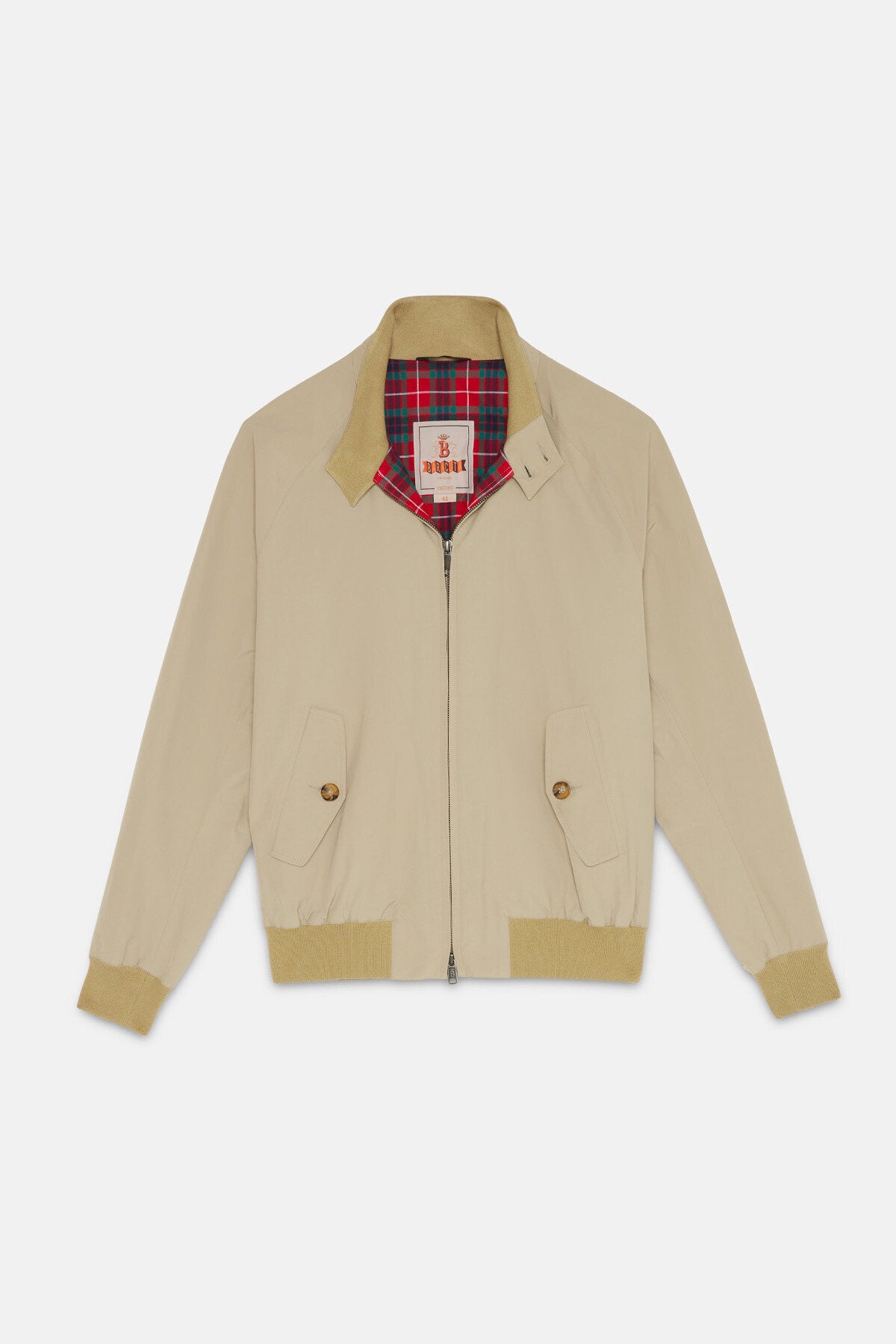 G9 Harrington Jacket Natural | Baracuta