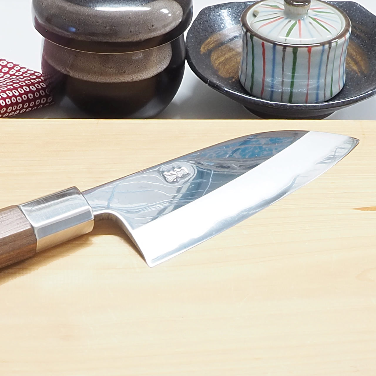 黒鳥 出刃包丁 両刃 鏡面仕上げ 通販 / 土佐刃物 販売 土佐打刃物屋