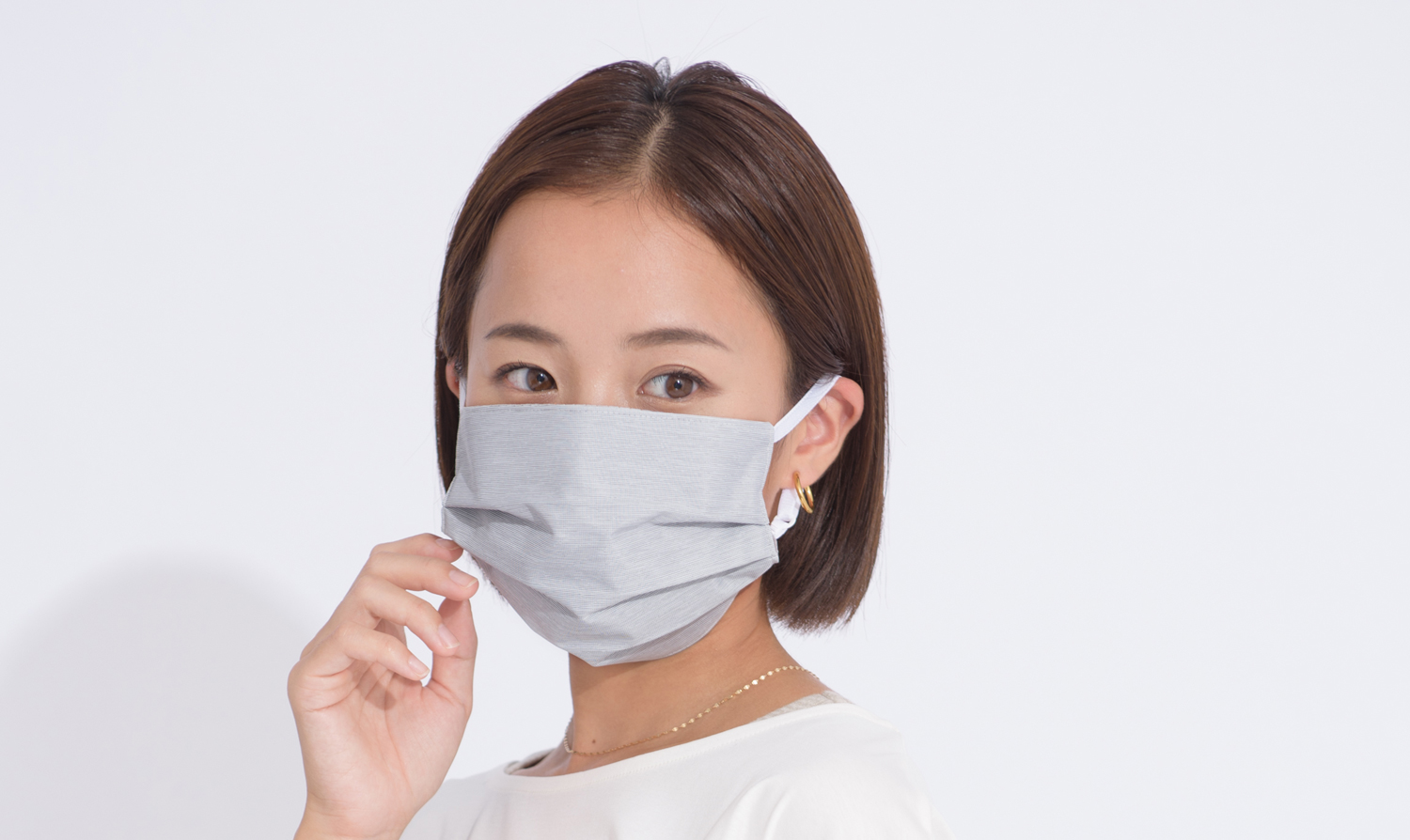 プリーツマスク｜完全遮光マスク｜サンバリア100 | 完全遮光日傘