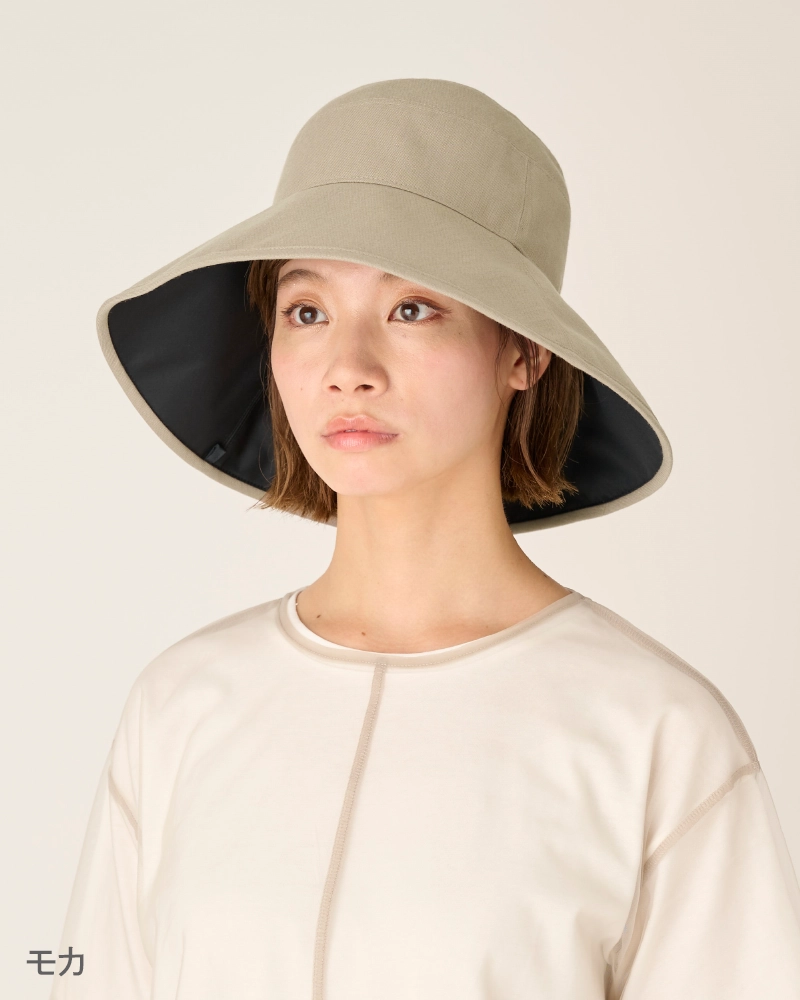 ナチュラルハット｜完全遮光帽子｜サンバリア100 | 完全遮光日傘