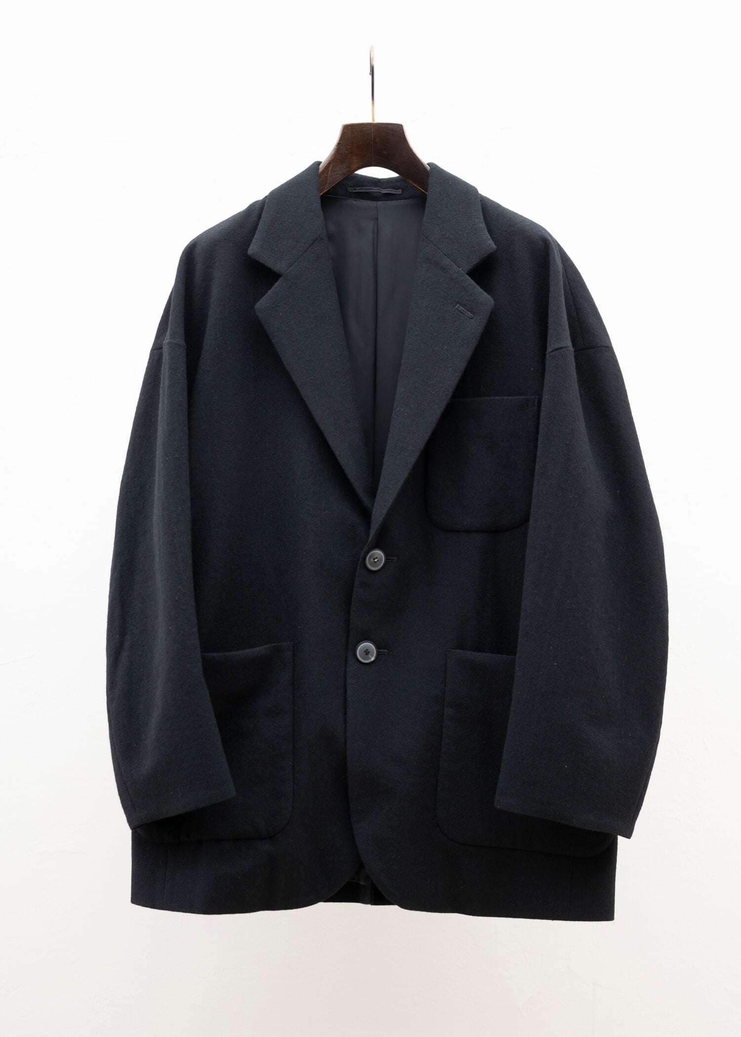 YOKO SAKAMOTO TWEED BIG JACKET / BLACK – VISION OF FASHION