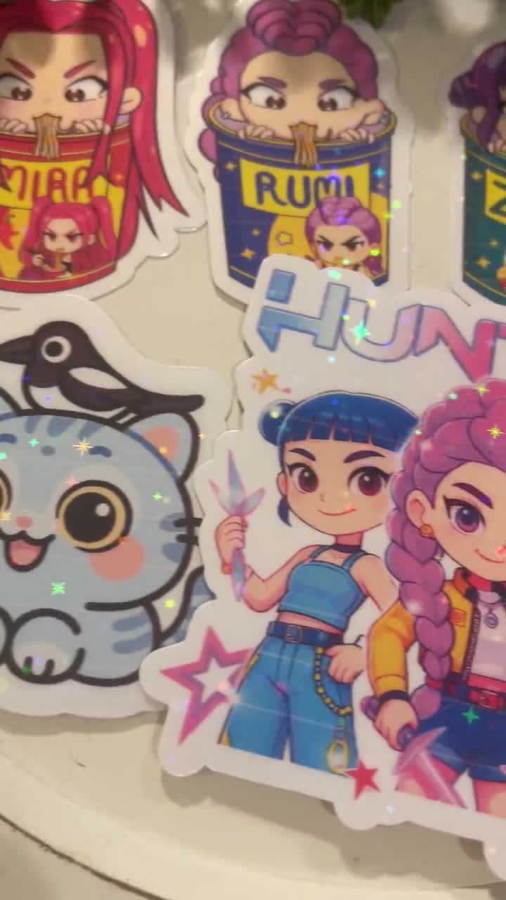 Kポップラーメンステッカー5枚セット - Etsy 日本