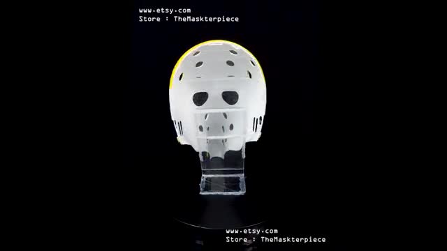 Michel Dion Ice Hockey Mask Goalie Helmet 1:1 Scale Home Decor