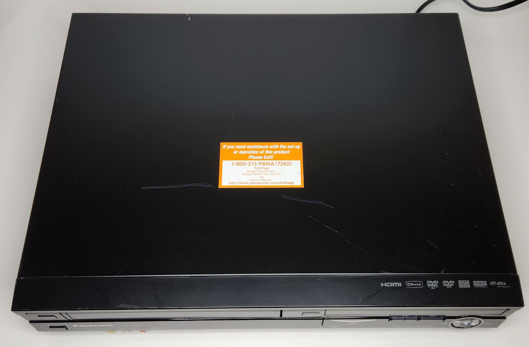 Panasonic DMR-EZ485V VHS VCR/DVD Recorder Combo with HDMI, Digital