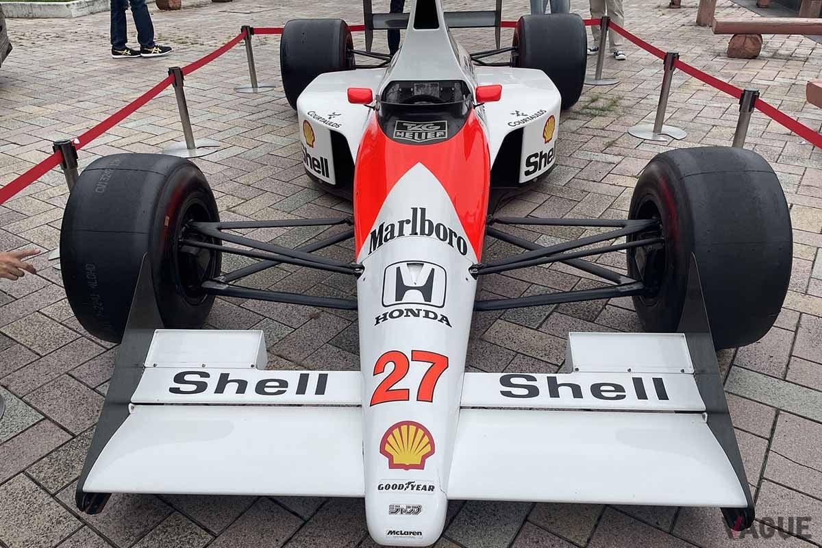 えっ、…セナのF1マシン!?」“道の駅”に1990年のチャンピオンカー