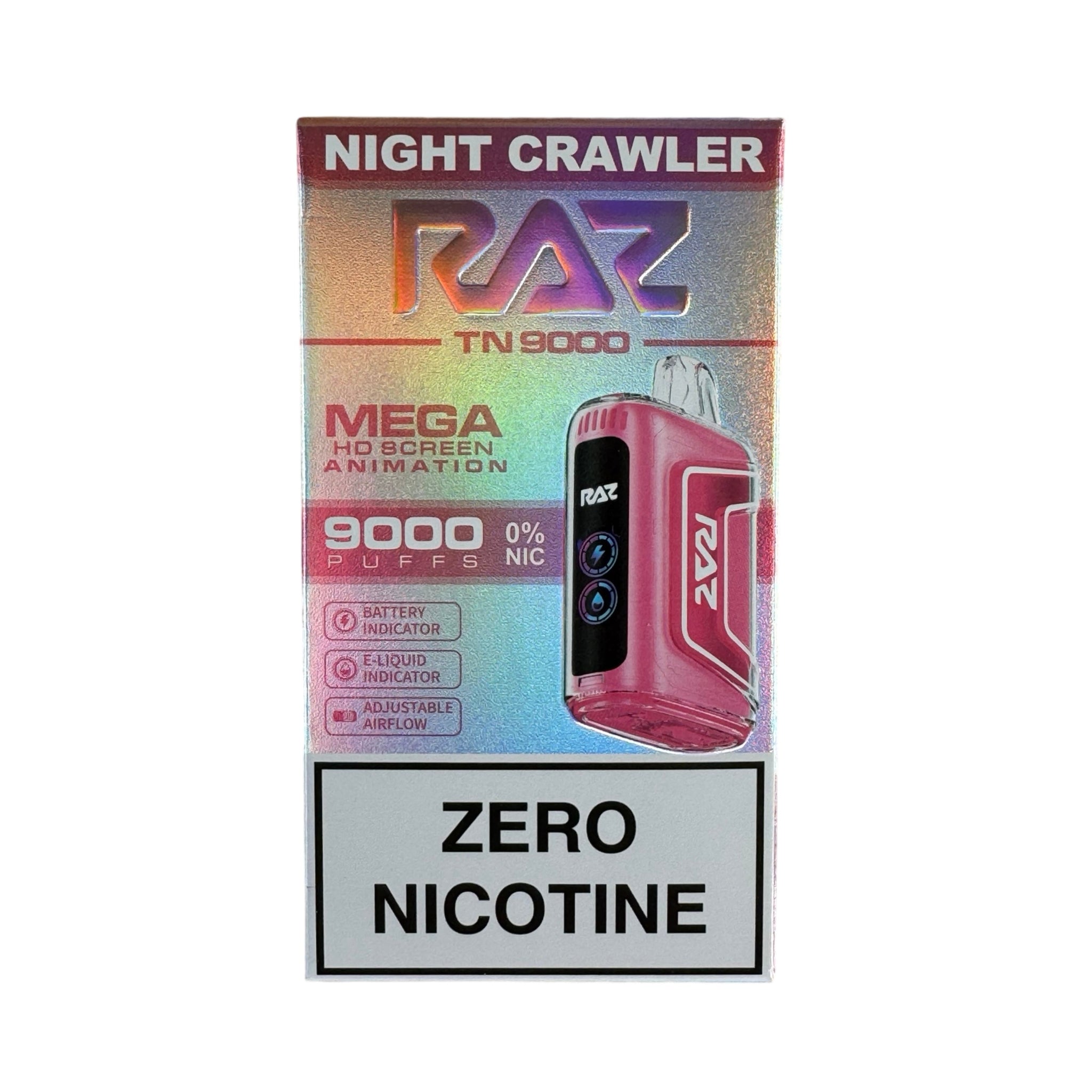 Night Crawler - RAZ TN9000 - Zero Nicotine Vape Device