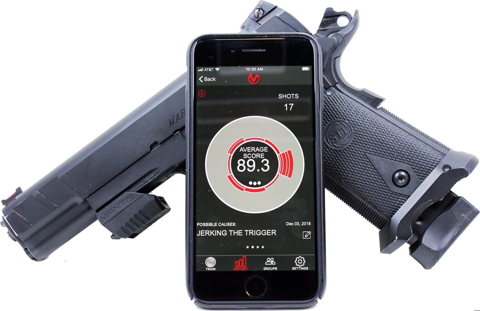Mantis X10 Elite Shooting Performance System | Dry shooting
