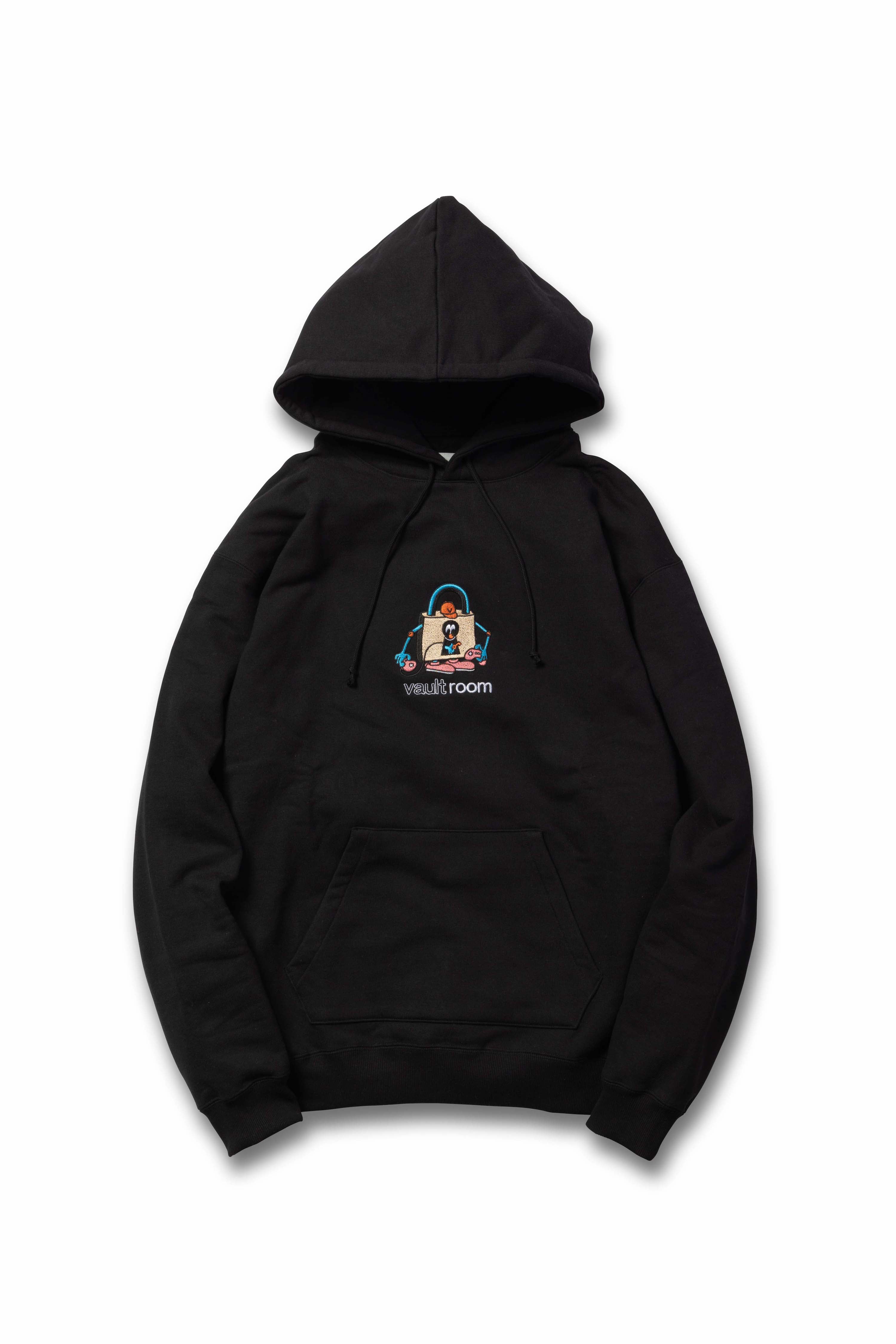 VAULTROOM LOGO HOODIE / BLK