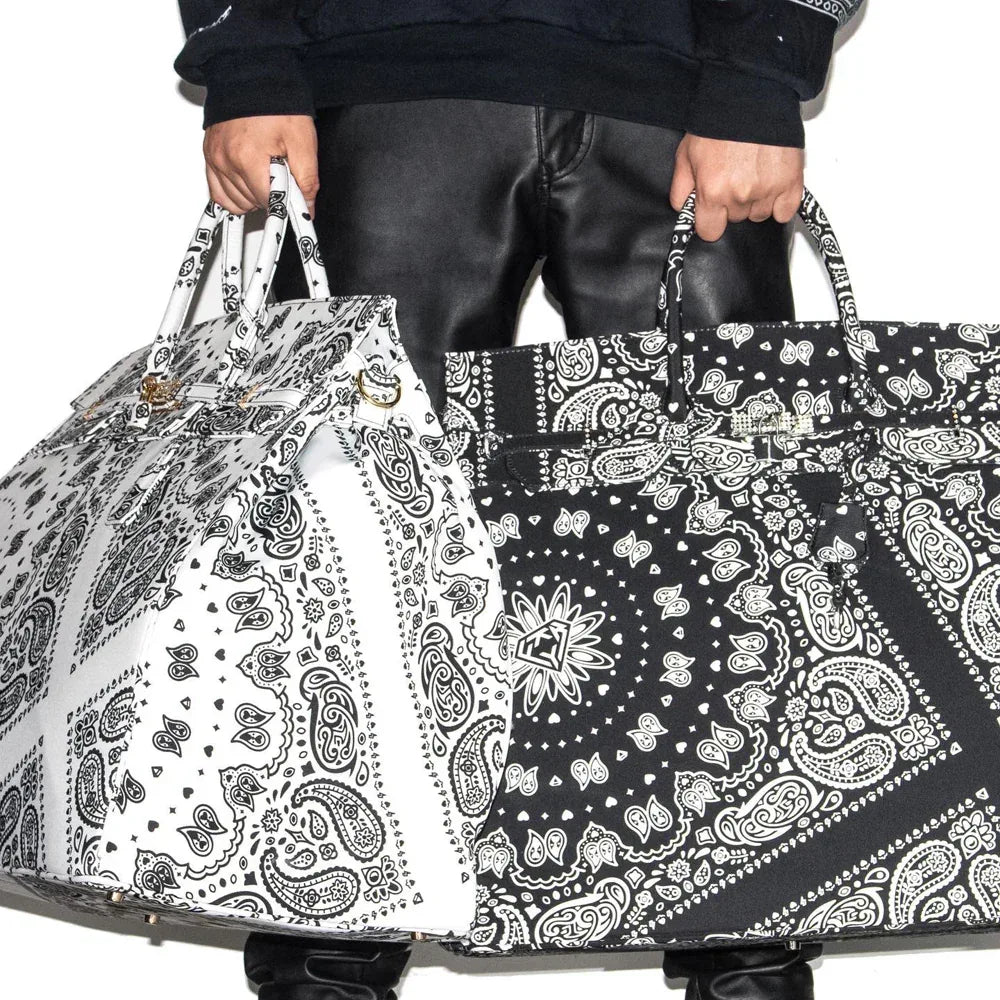 HERMETIC (ヘルメティック)商品ページ - Paisley Travel Bag - Black