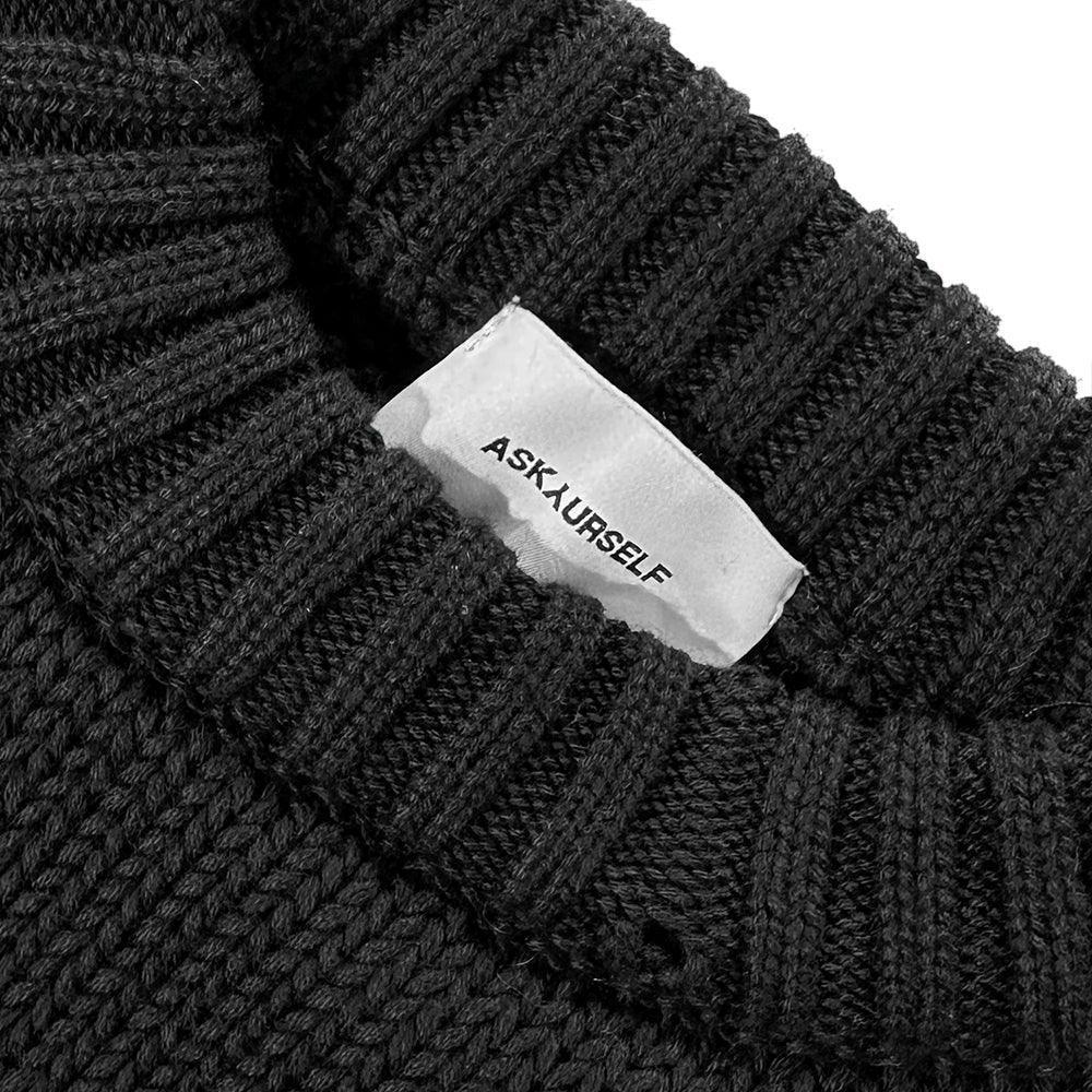 ASKYURSELF (アスクユアセルフ)商品ページ - Banned Knit - Black