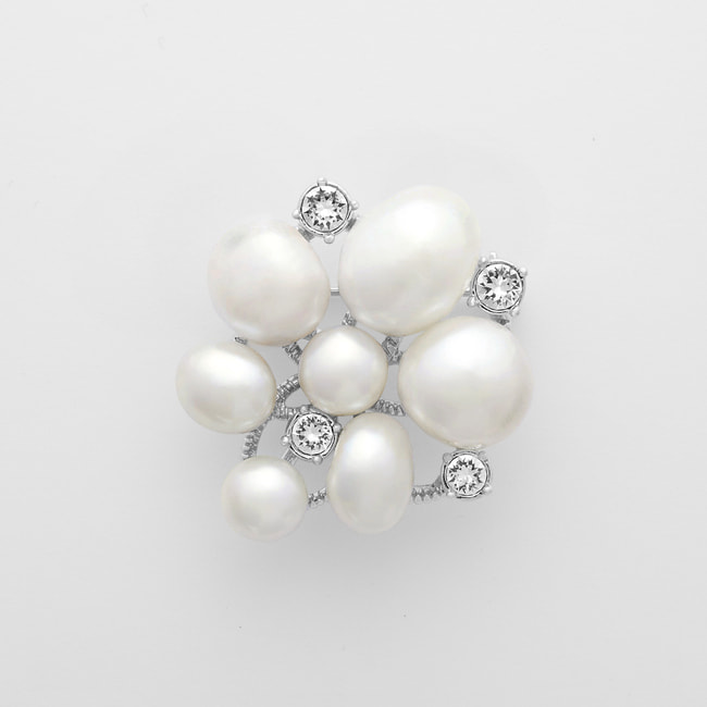 VBHV4105__PF 淡水パール ブローチ｜ブローチ｜ヴァンドームブティック