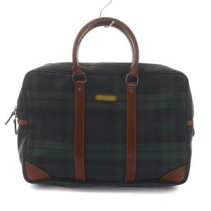 ブラックウォッチ ビジネスバッグ ブリーフケース グランチェック 緑