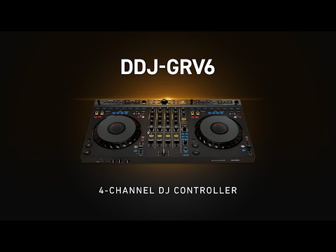 AlphaTheta DDJ-GRV6 4-Channel DJ Controller with Groove Circuit