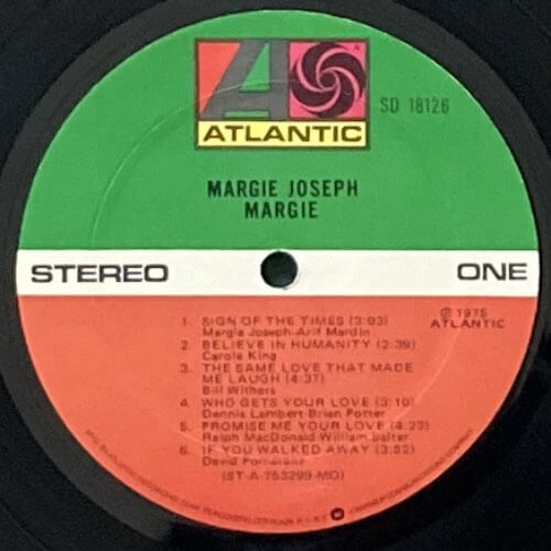 MARGIE JOSEPH / MARGIE – VINYL CHAMBER