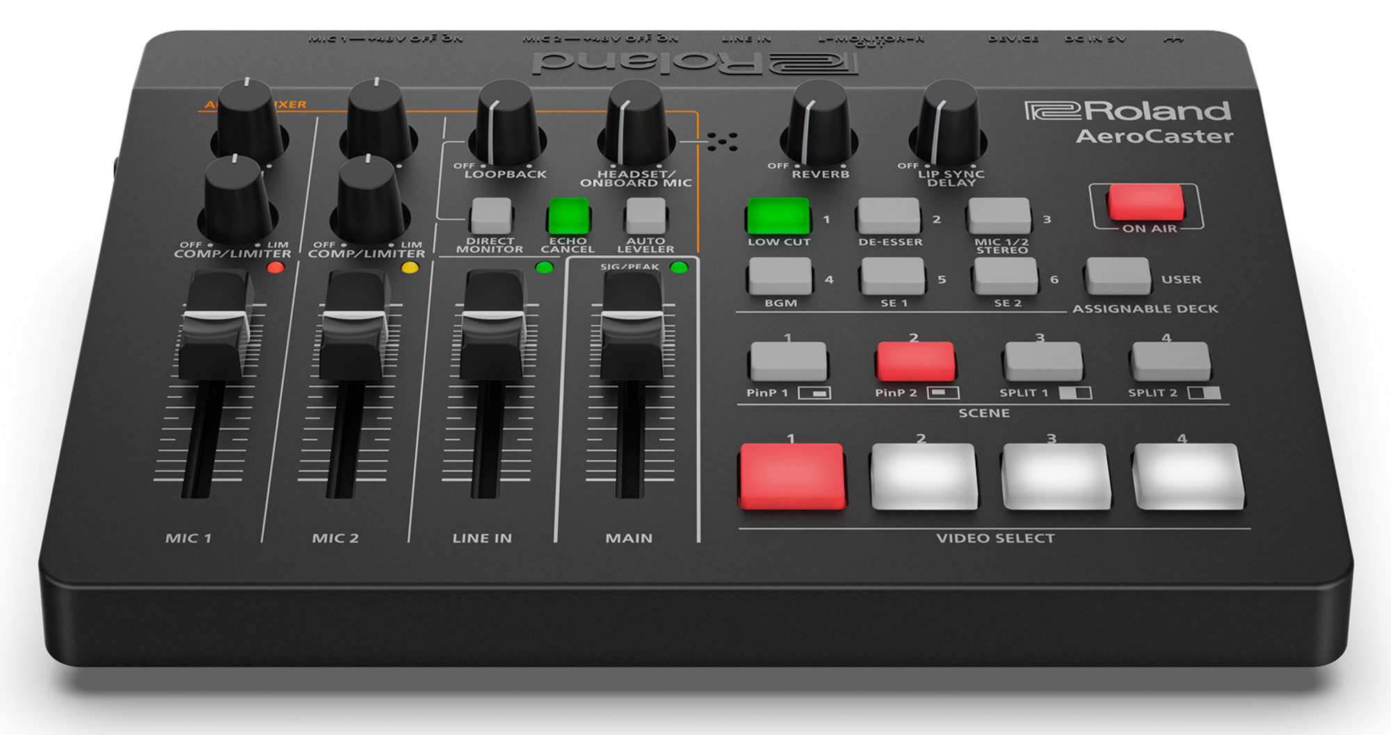 ローランド、コントローラとiPadアプリによるライブ配信ソリューション