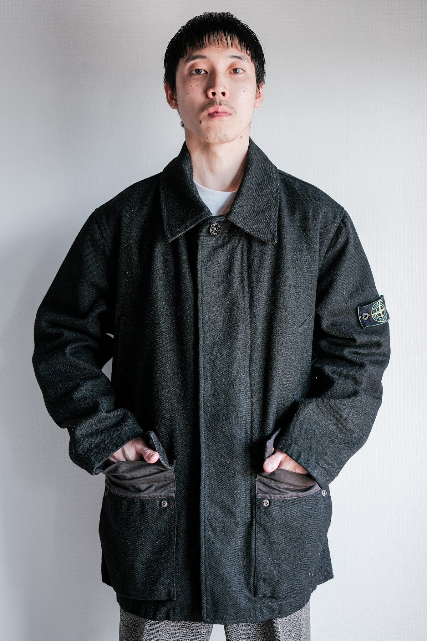 98AW】Old STONE ISLAND Nylon Jacket Size.L 