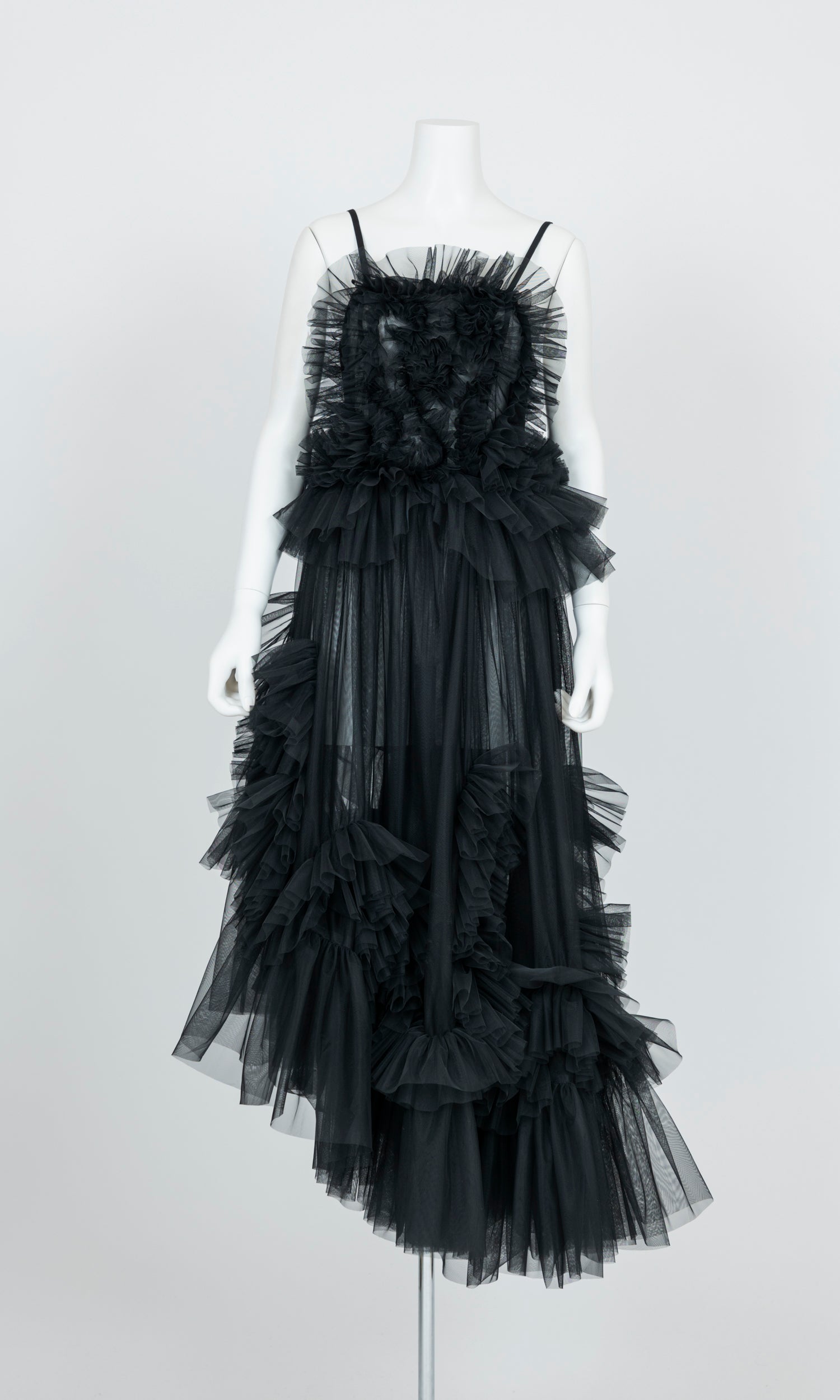 Tulle Ruffle Cami Dress – VIVIANO