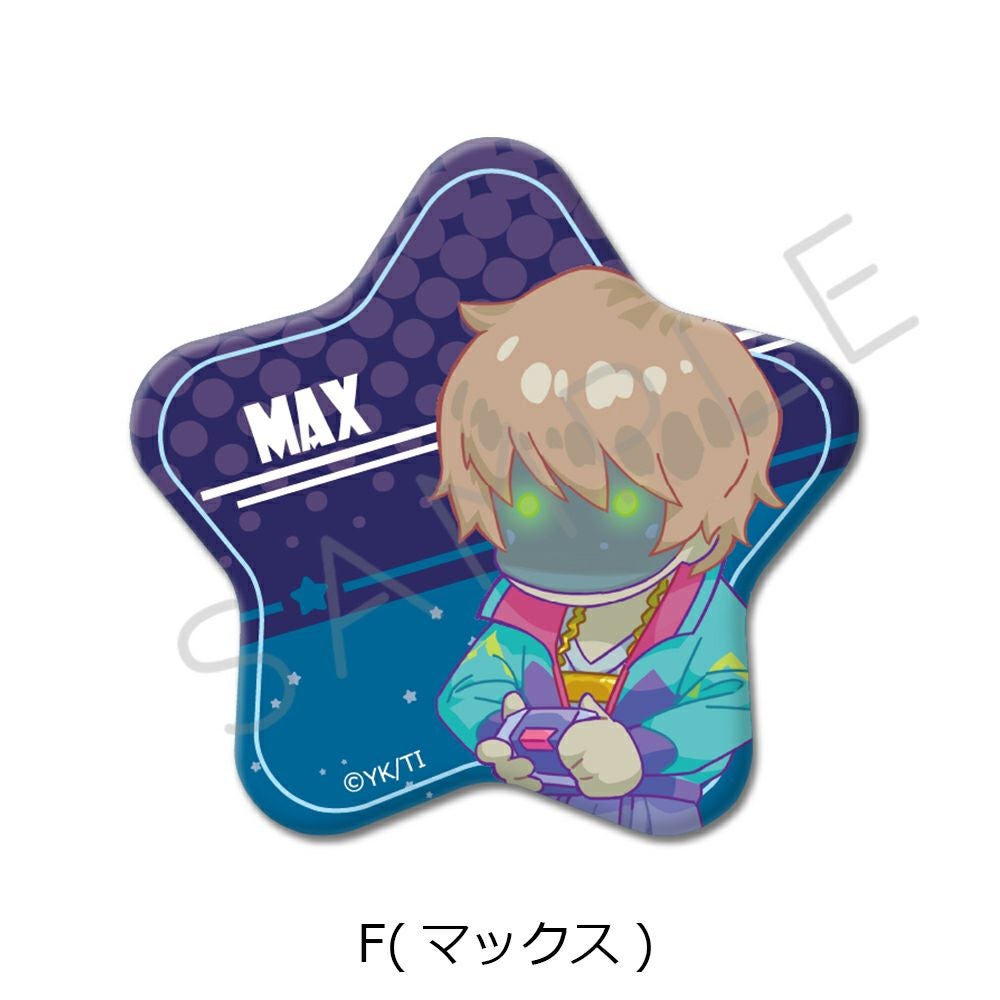 アニメ『銀河特急 ミルキー☆サブウェイ』 星型缶バッジ F(マックス