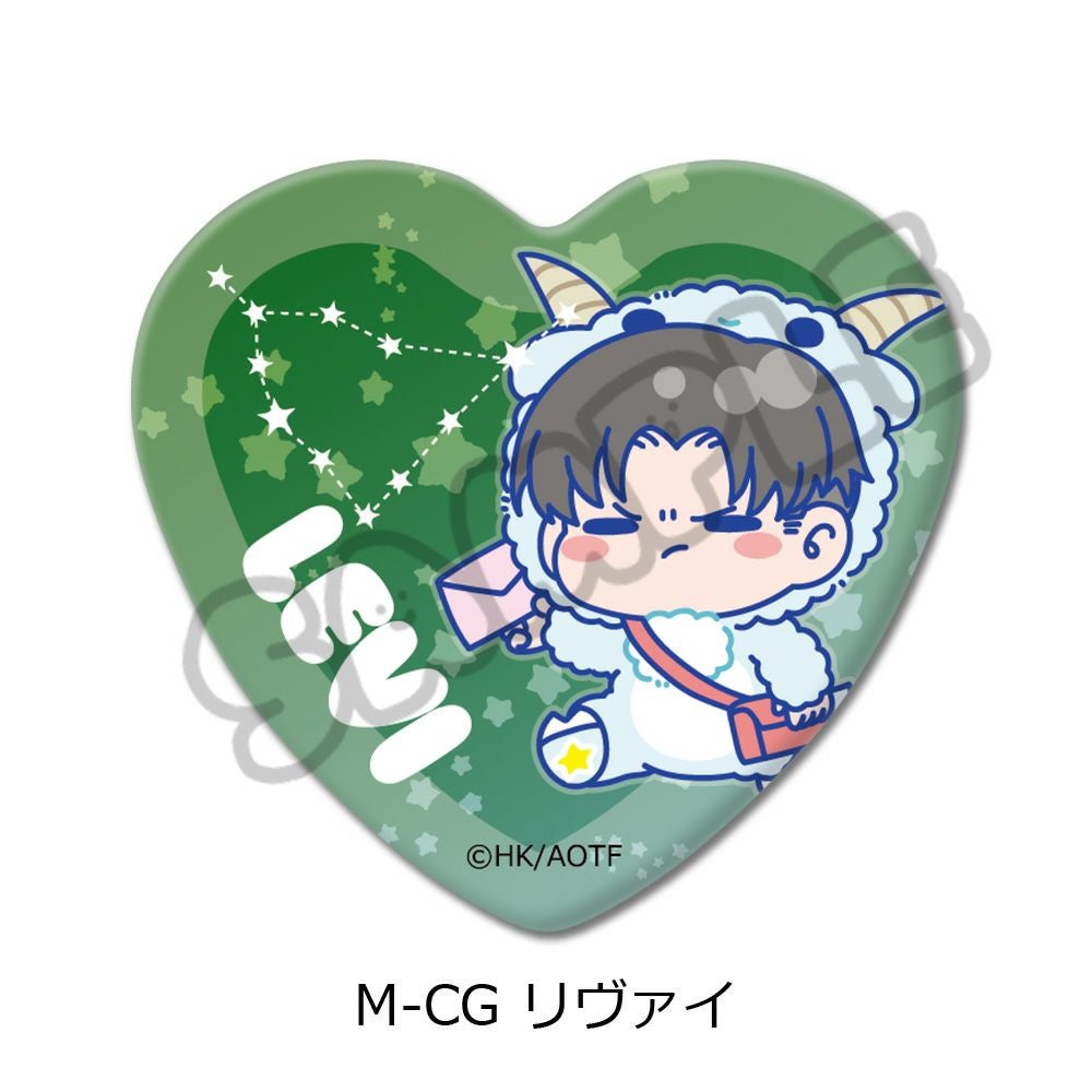 TVアニメ『進撃の巨人 The Final Season』第16弾 ハート型缶バッジ M