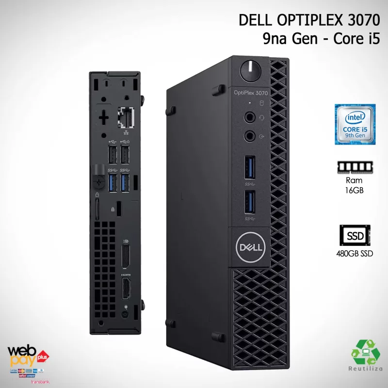 PC Dell Optiplex 3070 Tiny: ¡Compacto y Potente!