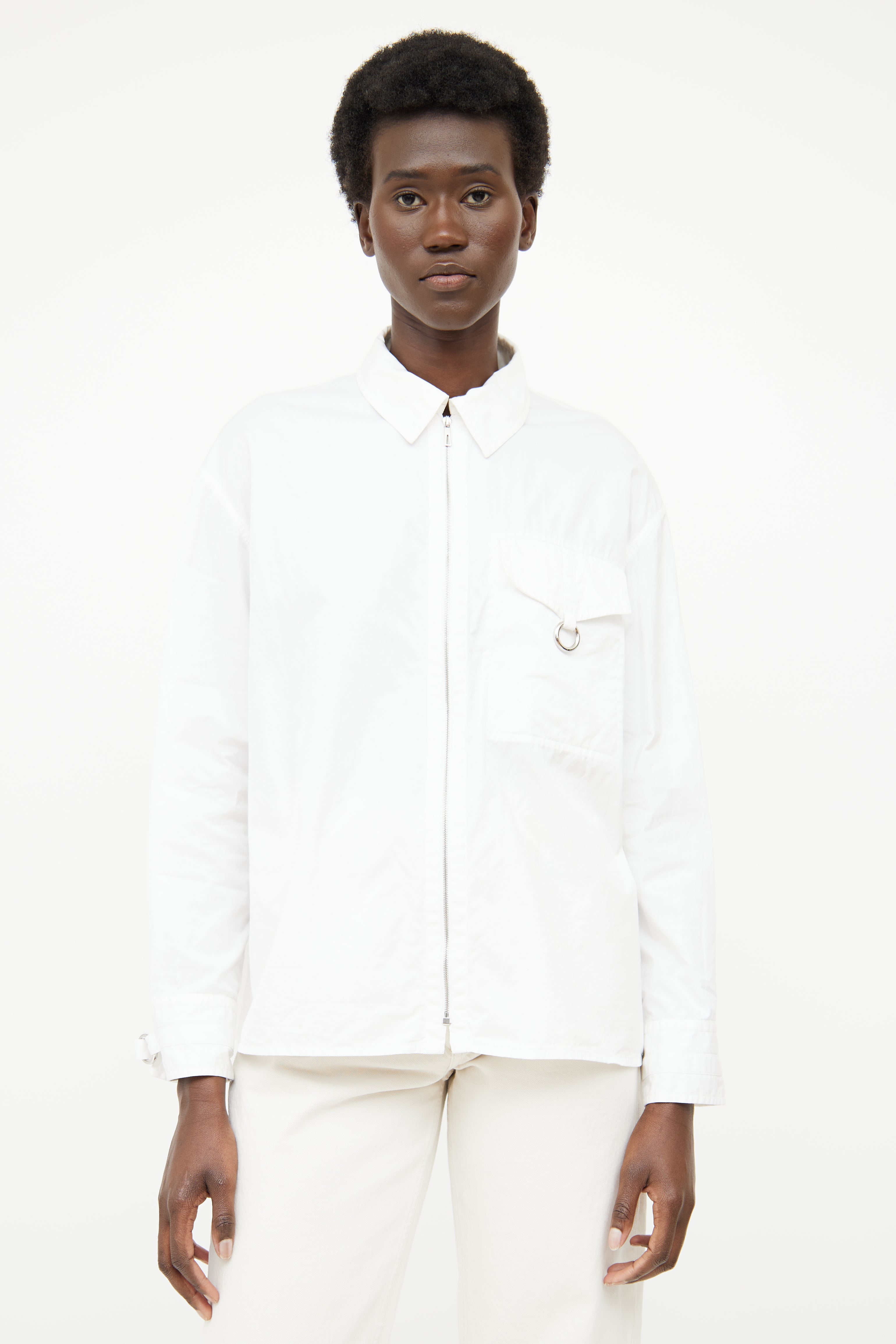 Hermès // Zip Cotton Long Sleeve Shirt – VSP Consignment
