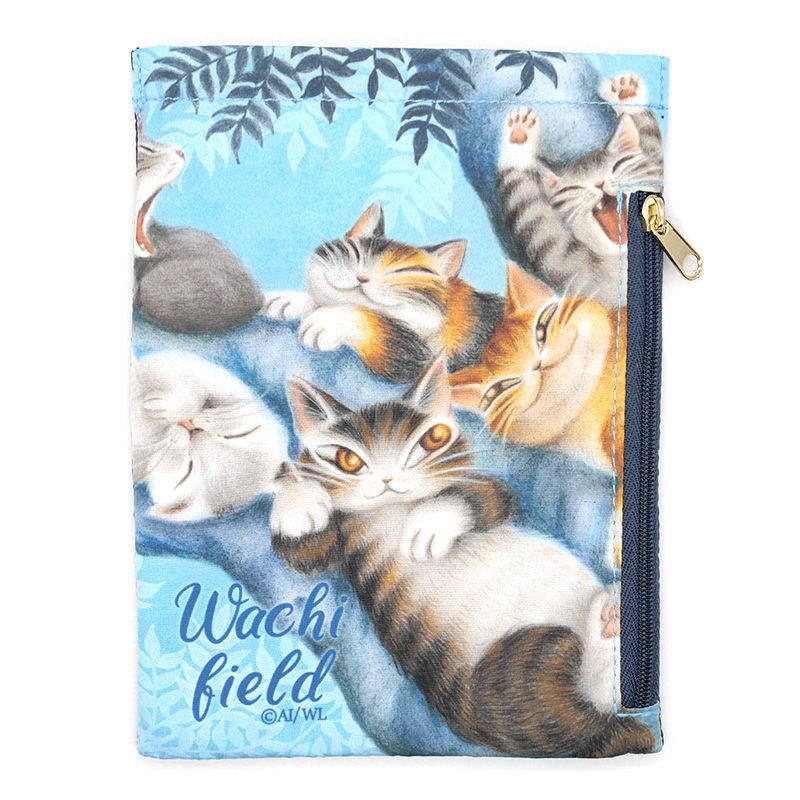 わちふぃーるどのスマホ巾着 月と月見草 わちふぃーるどのスマホ巾着