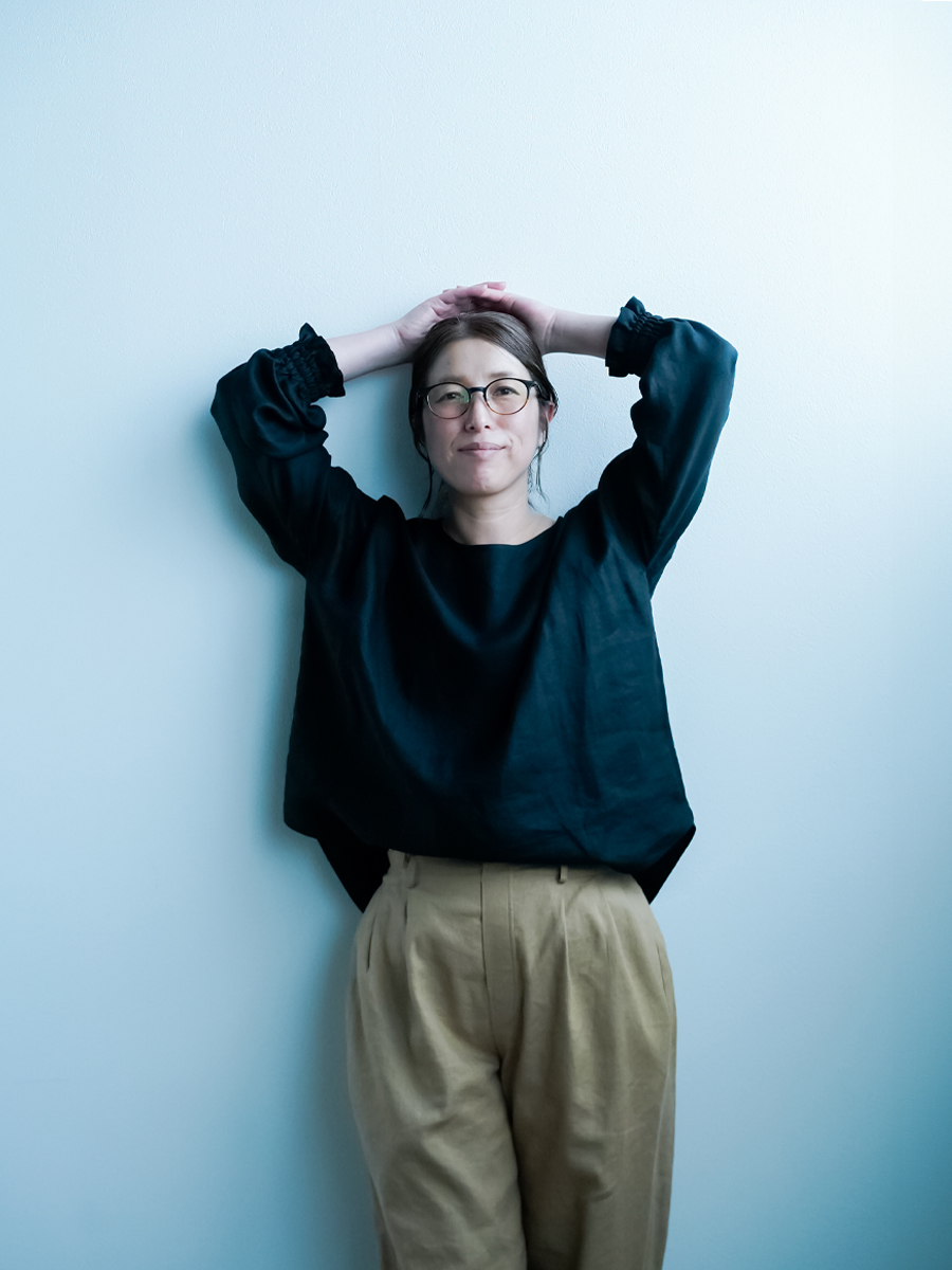 wafu】【プレミアム】やみつきになる快適さ。袖くしゅリネントップス