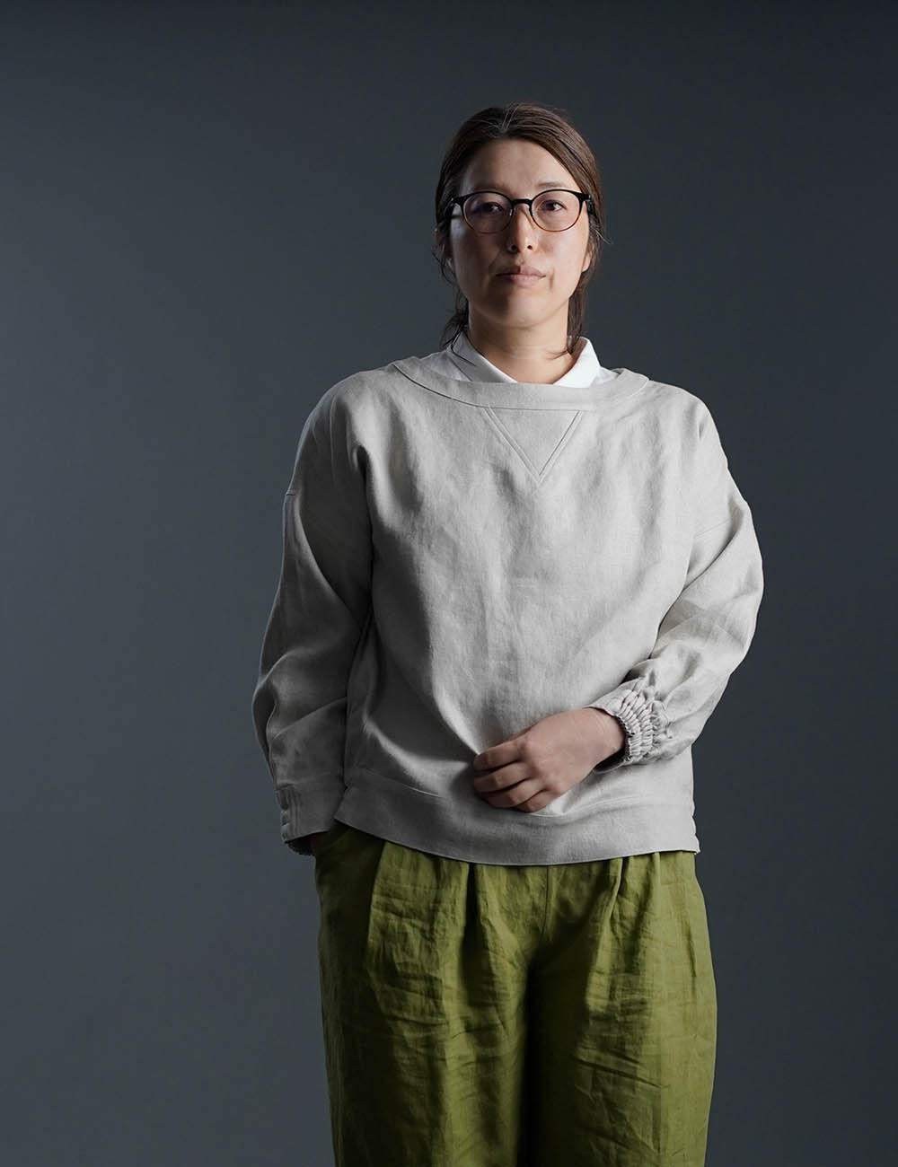 受注製作】【プレミアム】レア度満点 一歩差をつけるリネンスウェット