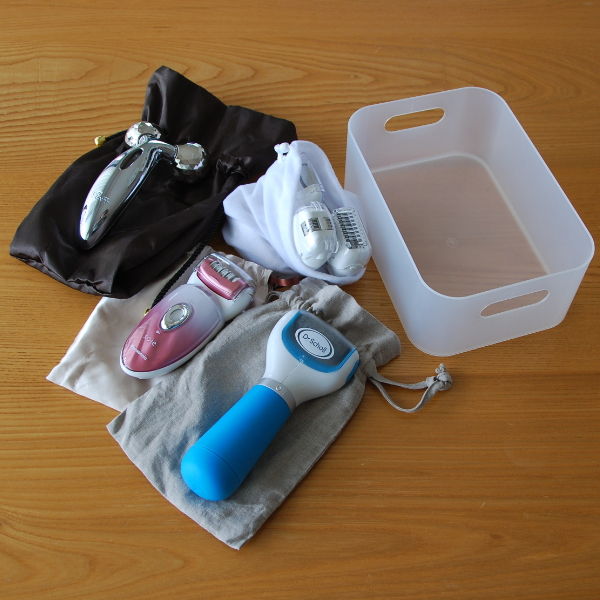 無印良品◇美容グッズをメイクボックスにまとめて収納 | わが家のここち。