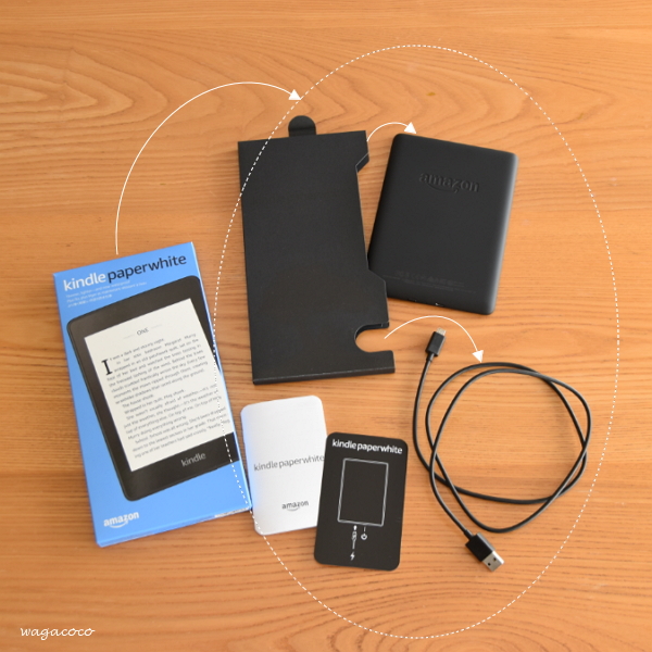 Kindle Paperwhite 】キンドルの付属品と純正カバーと別売品 | わが家