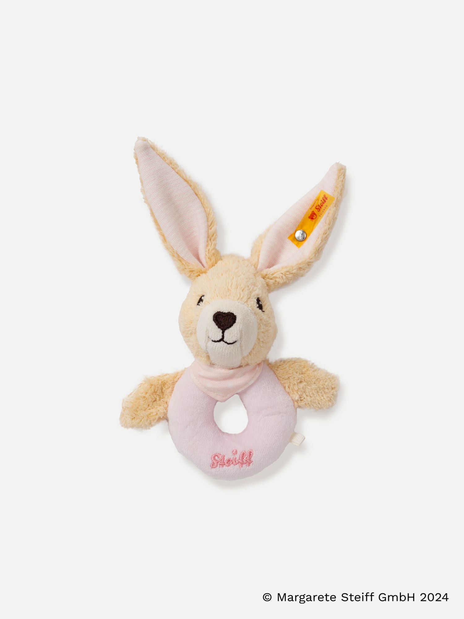 シュタイフ グリップトイ 「うさぎのホッペルちゃん」（ブルー