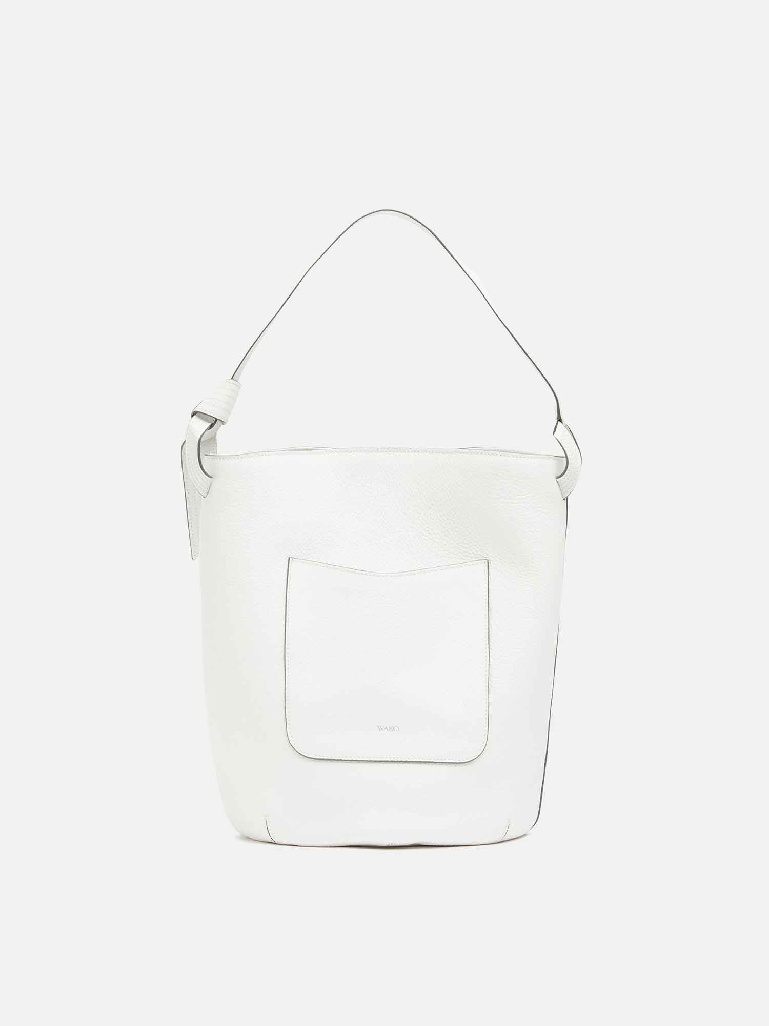 WAKO×MAURO GOVERNA バッグ WAKO CALLIE MISO ラージ ホワイト