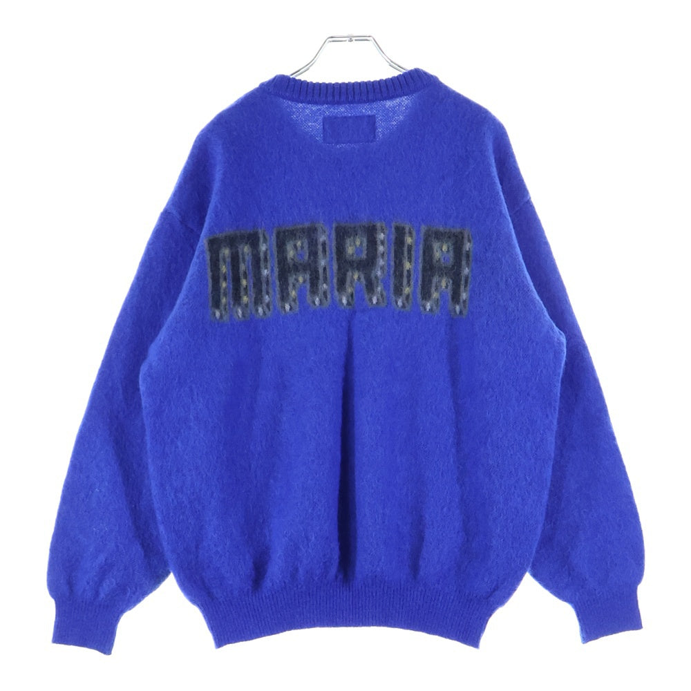 WACKO MARIA(ワコマリア) 23AW LOGO MOHAIR KNIT JACQUARD SWEATER