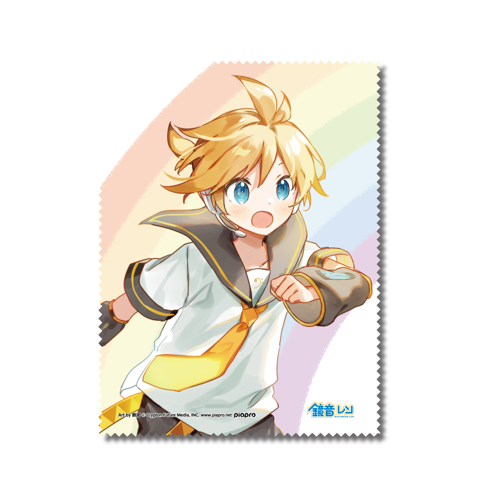 ピアプロキャラクターズグラスクロス 鏡音レン| 和真パレット