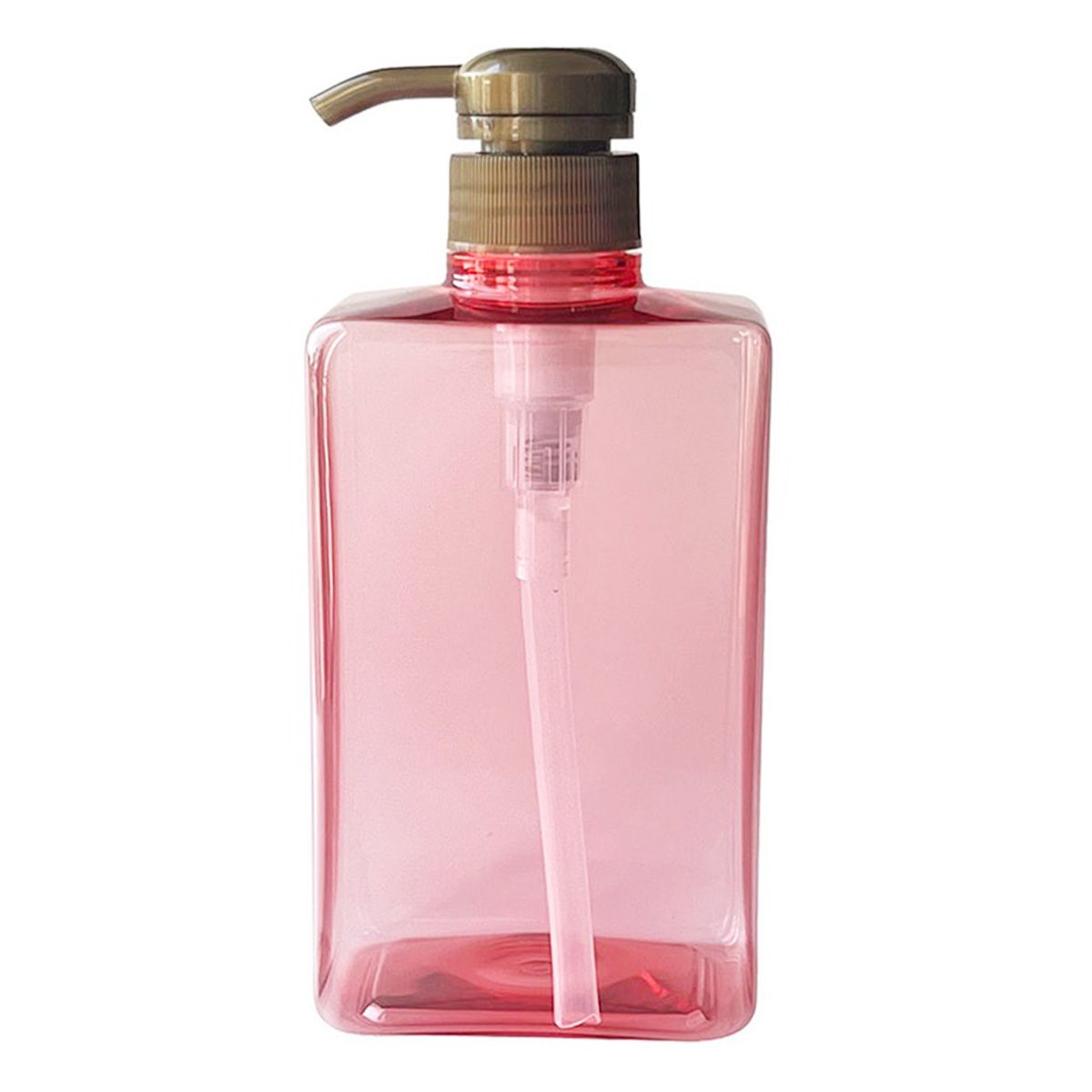まとめ買い】角スリムボトル 600ml アンティークピンク 9001/350066