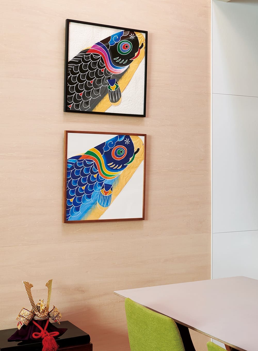 額装「天」鯉のぼり - Kanamezome Shop｜ワタナベ鯉のぼり