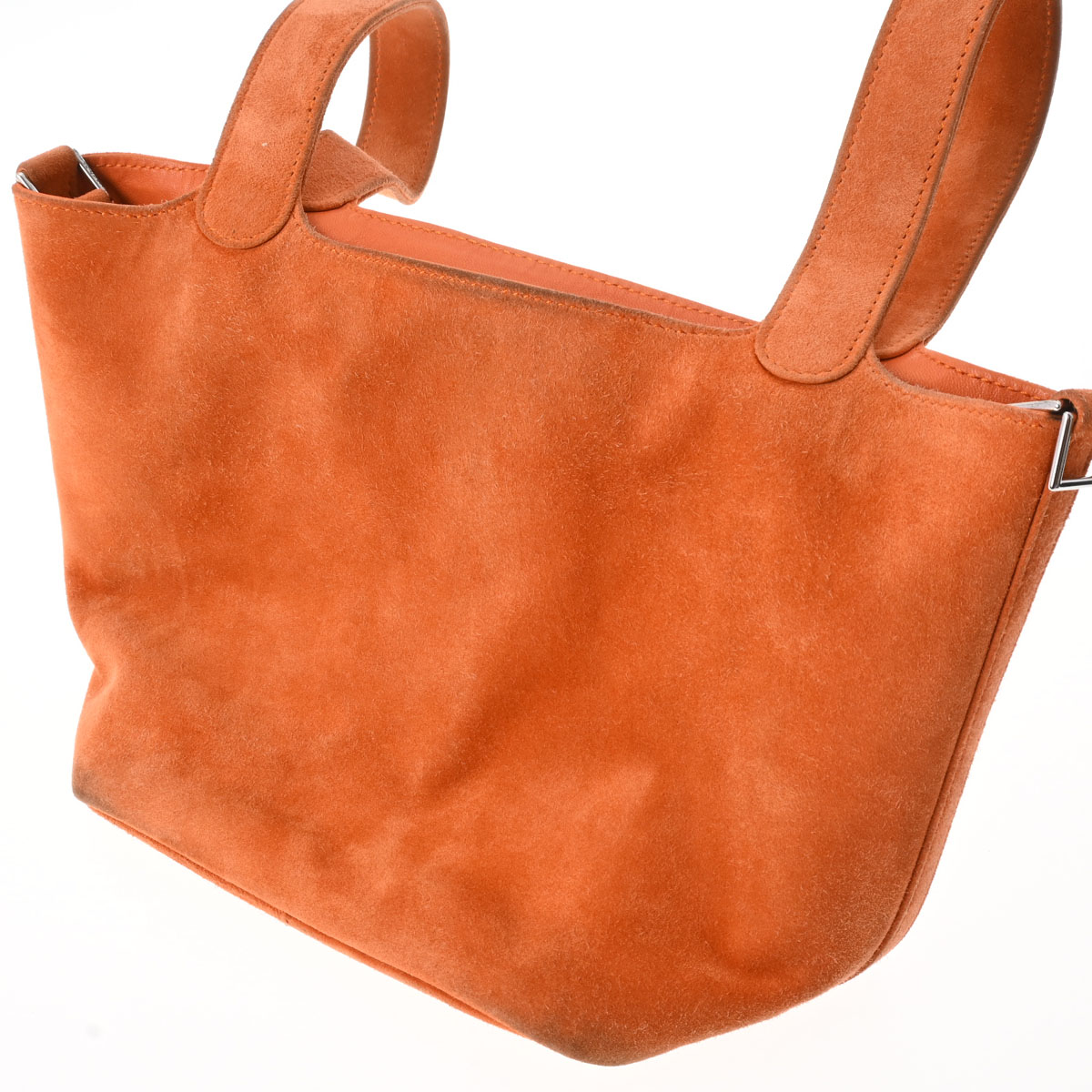 エルメス / HERMES ピコタン PM オレンジ/パラジウム金具 ドブリス